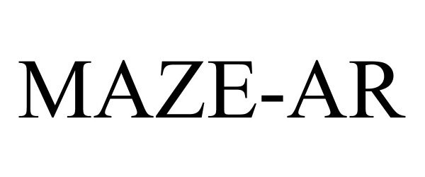 Trademark Logo MAZE-AR