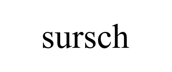 Trademark Logo SURSCH