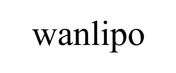 Trademark Logo WANLIPO