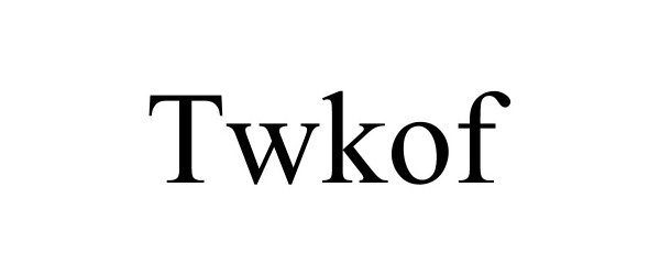 Trademark Logo TWKOF