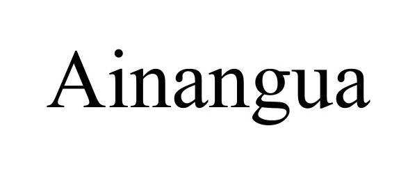 Trademark Logo AINANGUA