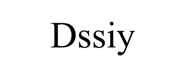 Trademark Logo DSSIY
