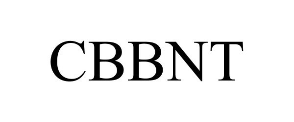 Trademark Logo CBBNT