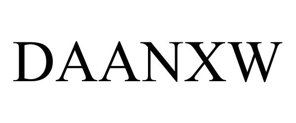 Trademark Logo DAANXW