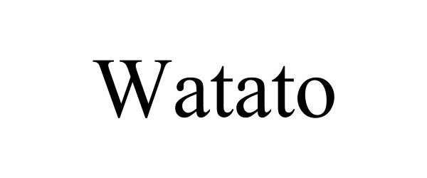 Trademark Logo WATATO