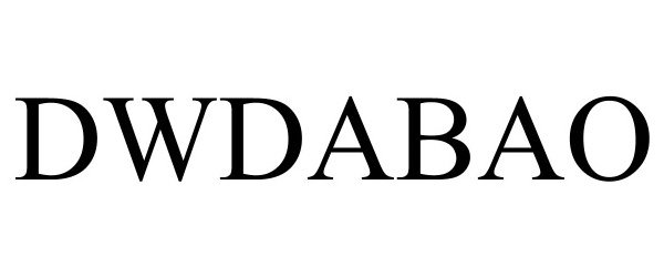 Trademark Logo DWDABAO