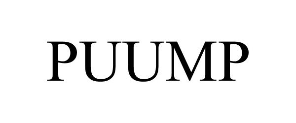 Trademark Logo PUUMP