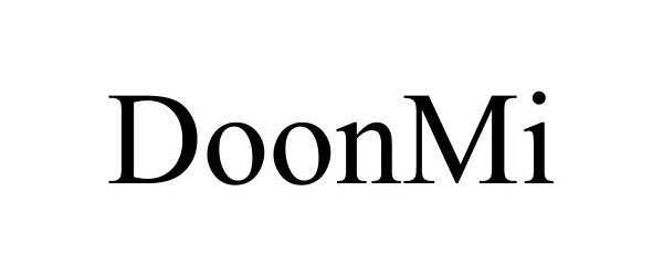 Trademark Logo DOONMI