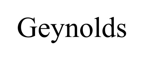 Trademark Logo GEYNOLDS