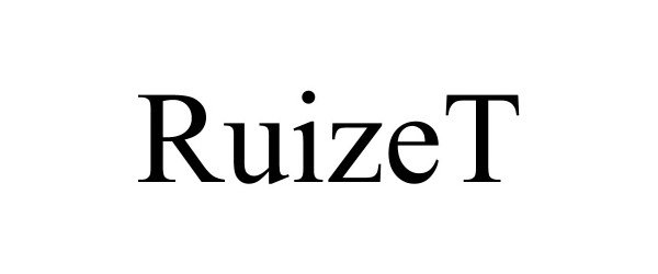 Trademark Logo RUIZET