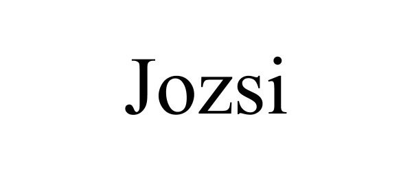 Trademark Logo JOZSI