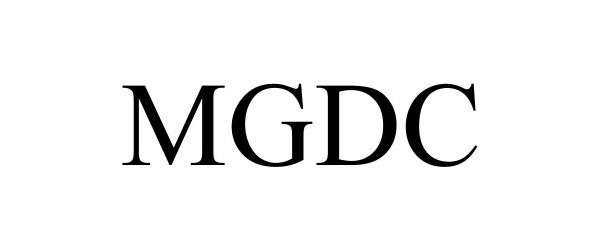 Trademark Logo MGDC