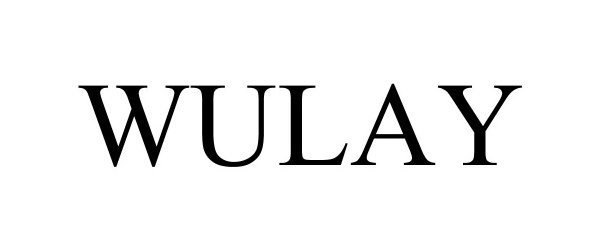Trademark Logo WULAY