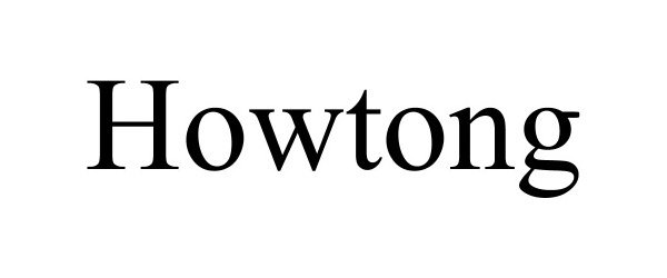 Trademark Logo HOWTONG