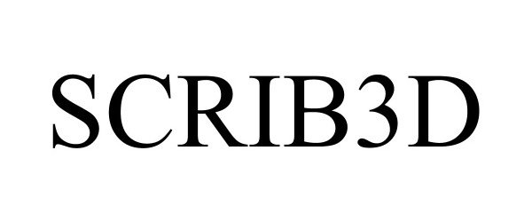 Trademark Logo SCRIB3D
