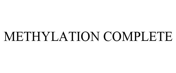 Trademark Logo METHYLATION COMPLETE