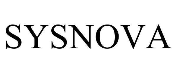 Trademark Logo SYSNOVA