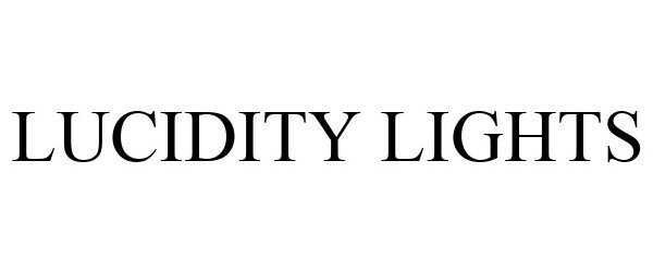  LUCIDITY LIGHTS