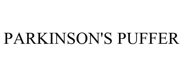 Trademark Logo PARKINSON'S PUFFER