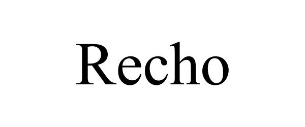 Trademark Logo RECHO
