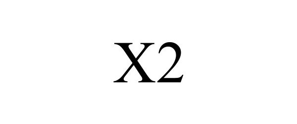 Trademark Logo X2