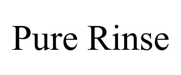 Trademark Logo PURE RINSE