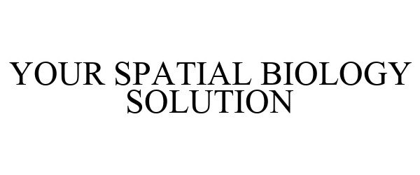  YOUR SPATIAL BIOLOGY SOLUTION