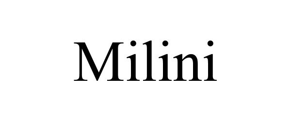 Trademark Logo MILINI