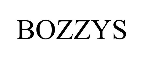 Trademark Logo BOZZYS