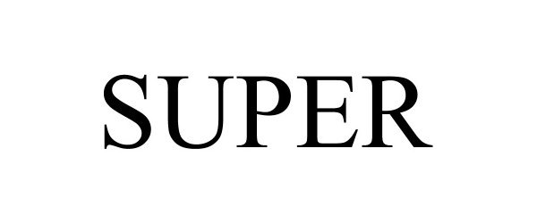 Trademark Logo SUPER