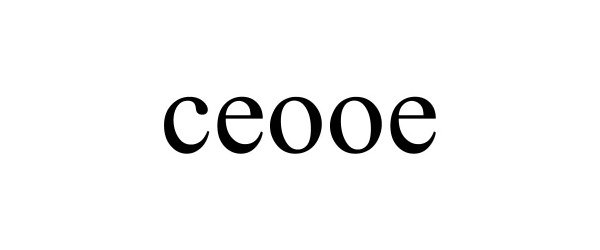 Trademark Logo CEOOE