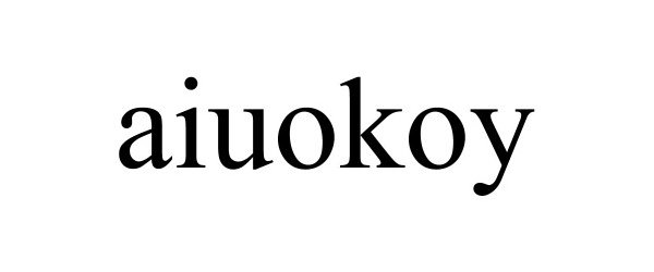 Trademark Logo AIUOKOY