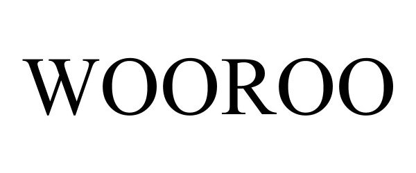 Trademark Logo WOOROO