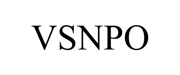 Trademark Logo VSNPO