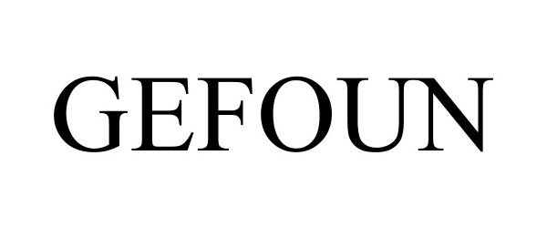 Trademark Logo GEFOUN