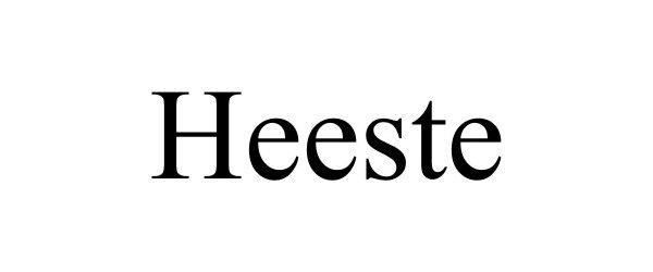 Trademark Logo HEESTE