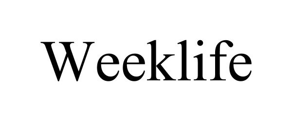 Trademark Logo WEEKLIFE