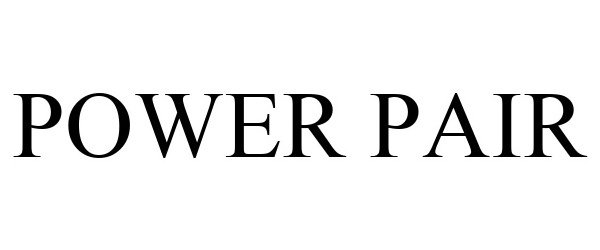 Trademark Logo POWER PAIR