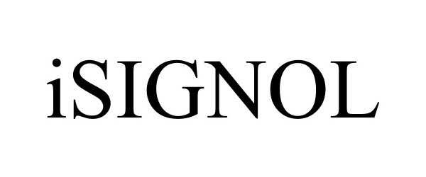 Trademark Logo ISIGNOL