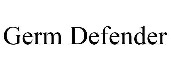 Trademark Logo GERM DEFENDER