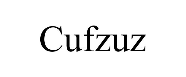 Trademark Logo CUFZUZ