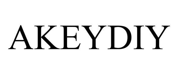 Trademark Logo AKEYDIY