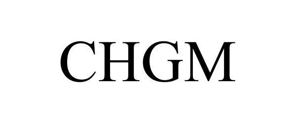 Trademark Logo CHGM
