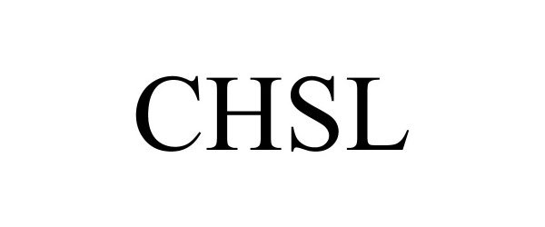 Trademark Logo CHSL