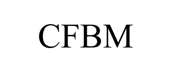 Trademark Logo CFBM