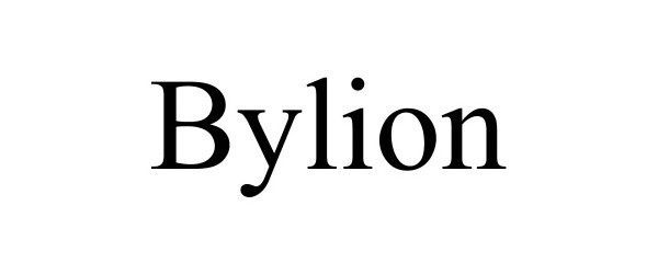 Trademark Logo BYLION
