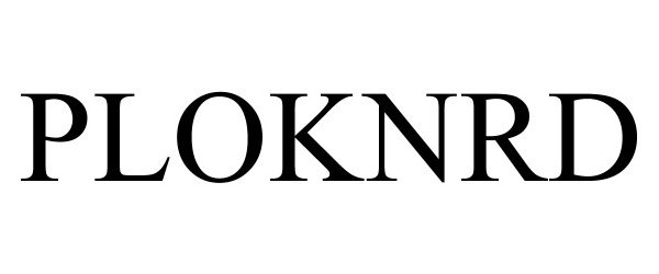 Trademark Logo PLOKNRD