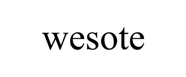 Trademark Logo WESOTE