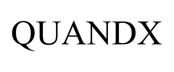Trademark Logo QUANDX
