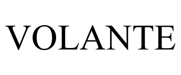 Trademark Logo VOLANTE